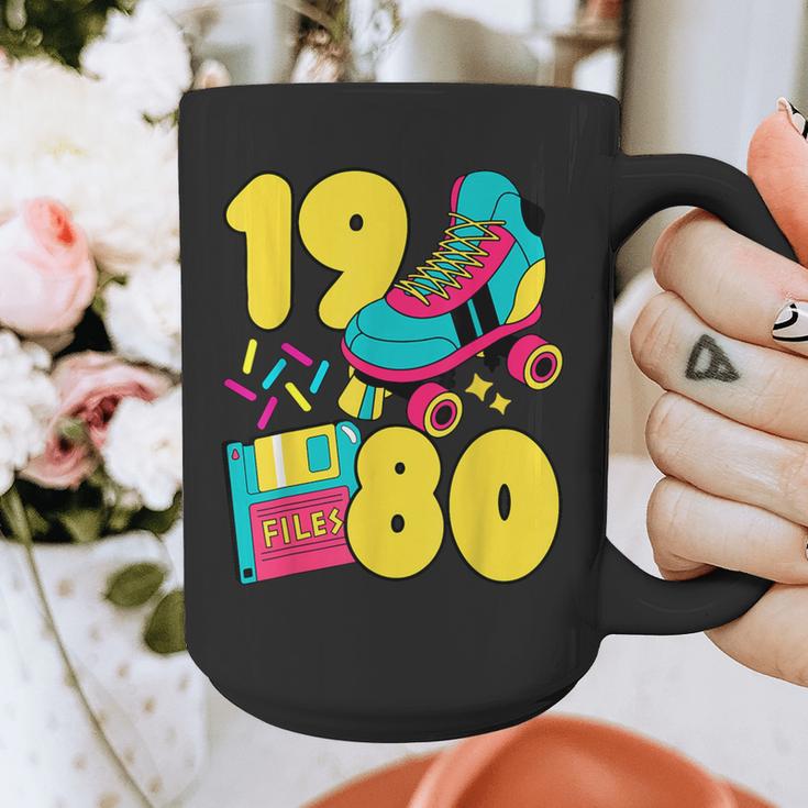 1980 Retro Raised In The 80s Old School Nostalgia Vibes Graphic Print Coffee Mug