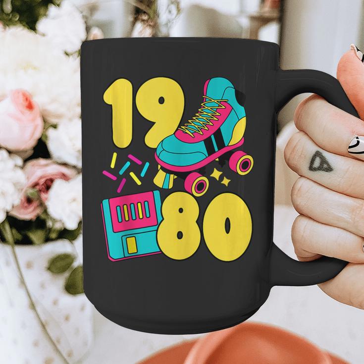 1980 Retro Raised In The 80s Old School Nostalgia Vibes Graphic Print Coffee Mug