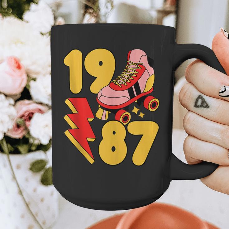 1987 Retro Roller Skate Vintage 80s Nostalgia Collector Graphic Print Coffee Mug