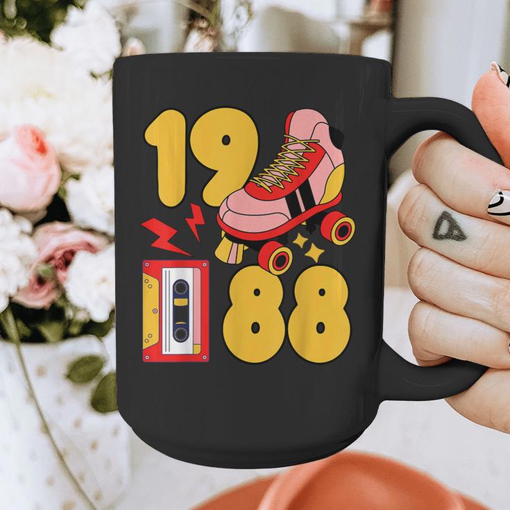 1988 Retro Raised On 80s Music Old School Nostalgia Punk Graphic Print Coffee Mug 1988 Retro Raised On 80s Music Old School Nostalgia Punk Graphic Print Coffee Mug