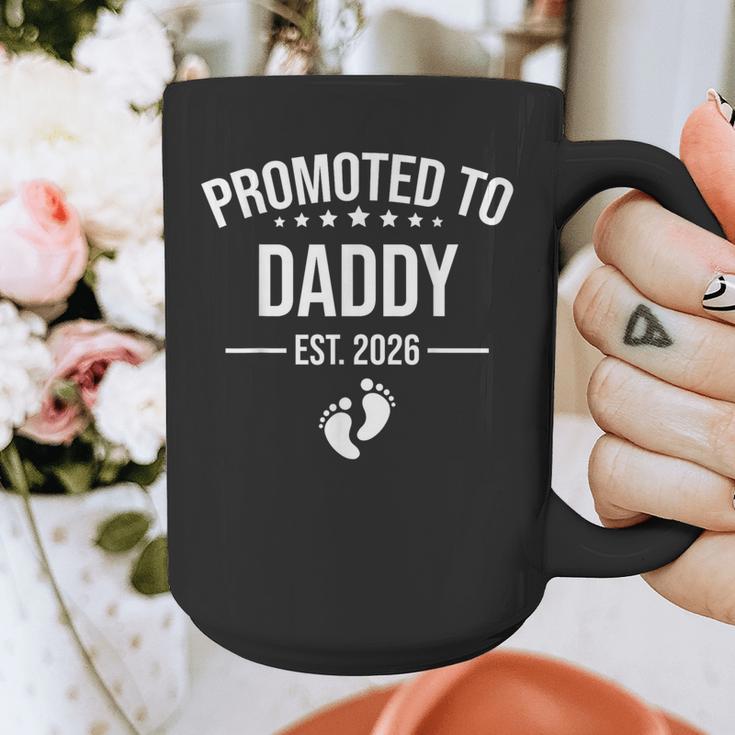 1st Time Dad EST 2026 New Dad New First Fathers Day Graphic Print Coffee Mug
