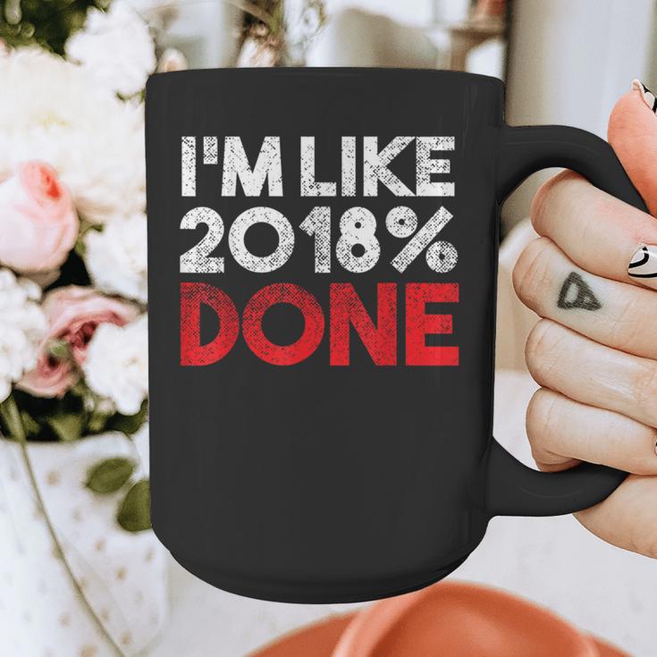 2018 Percent Done Senior Graduation Shirt Graphic Print Coffee Mug