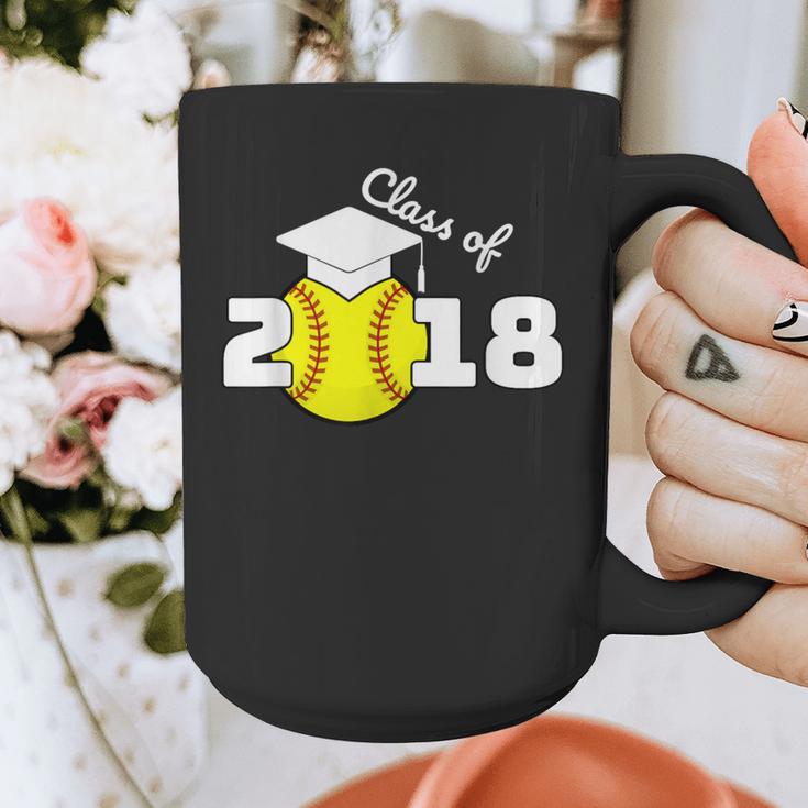 2018 Softball Senior Graduation Shirt For Girls Grad Graphic Print Coffee Mug