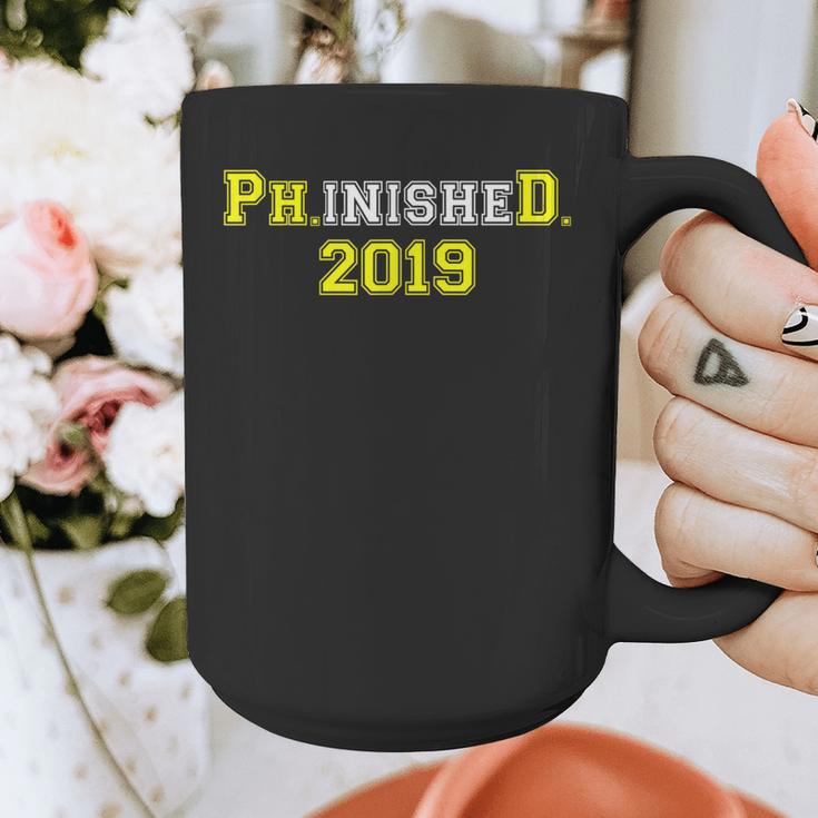 2019 PhinisheD Graduation Ph D College Phinished Graphic Print Coffee Mug