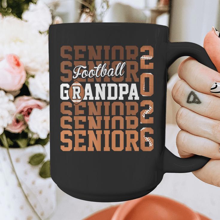 2026 Football Senior Grandpa Graduation Matching Family Graphic Print Coffee Mug
