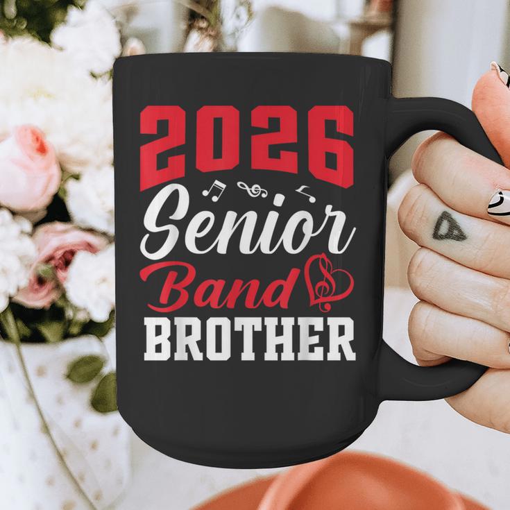 2026 Senior Band Brother Class Of 2026 Parent Graduation Graphic Print Coffee Mug