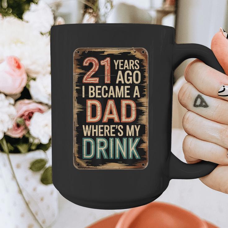 21st Birthday For Dad 21 Year Old Child Son Daughter Graphic Print Coffee Mug