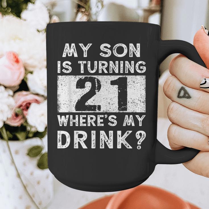 21st Birthday Dad Mom 21 Year Old Son Matching Family Graphic Print Coffee Mug 21st Birthday Dad Mom 21 Year Old Son Matching Family Graphic Print Coffee Mug