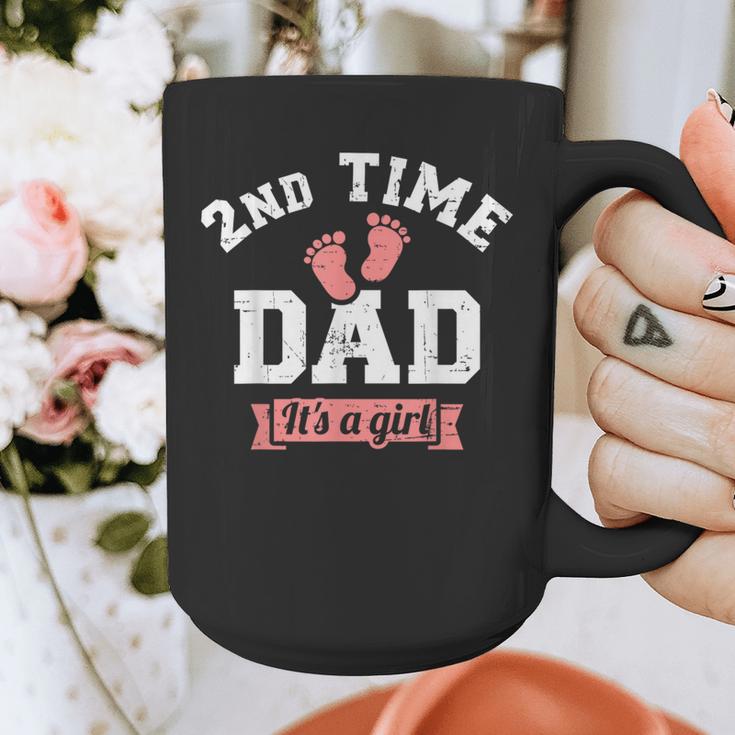 2nd Second Time Dad It's a Girl Gender Reveal Graphic Print Coffee Mug 2nd Second Time Dad It's a Girl Gender Reveal Graphic Print Coffee Mug
