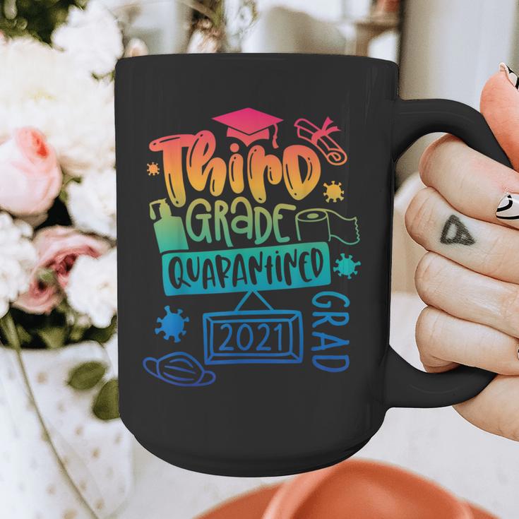 3rd Grade 2021 Graduate Quarantine Third Grade Graduation Graphic Print Coffee Mug