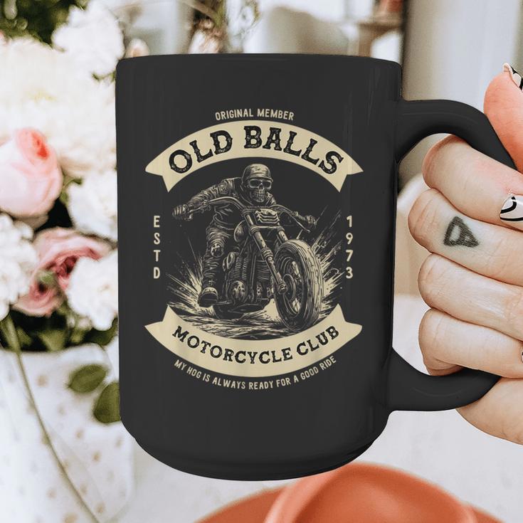 50th Birthday Vintage Motorcycle For Biker Dad Graphic Print Coffee Mug