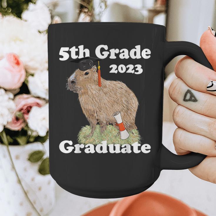 5th Grade Graduation Class Of 2023 Capybara Fifth Graduate Graphic Print Coffee Mug