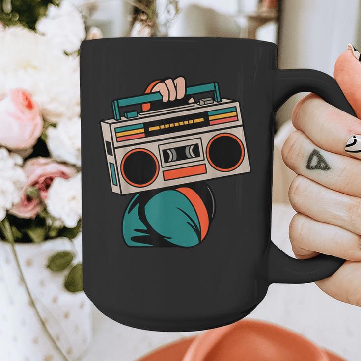 80s 90s Retro Party Costume Nostalgia Boombox Music Hip Hop Graphic Print Coffee Mug