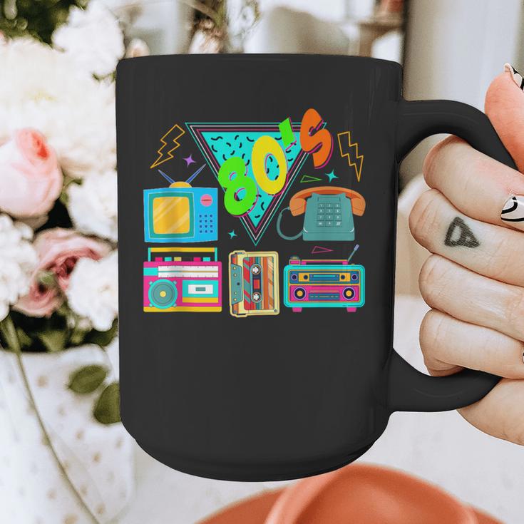 80's Vintage Cassette Tape Nostalgia Mixtape Era 1980s Retro Graphic Print Coffee Mug