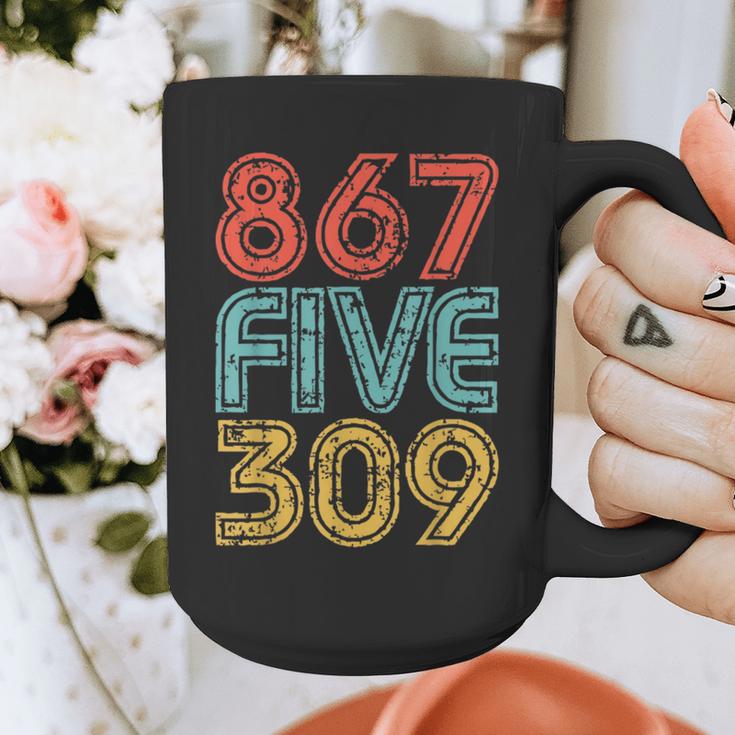 8675309 Retro Vintage 80's 90's Music Nostalgia Graphic Print Coffee Mug