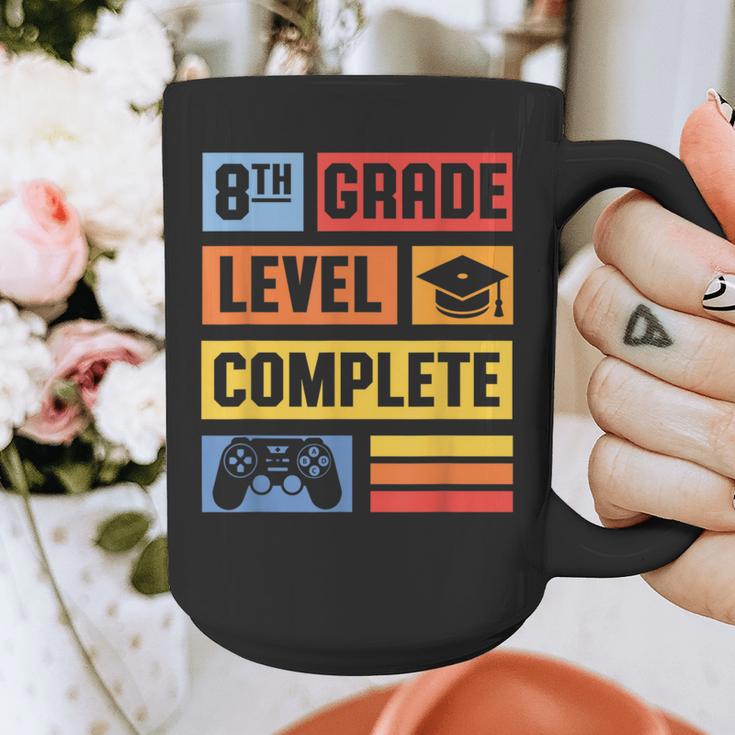 8th Grade Graduation Shirt 2024 Gamer Level Eighth Birthday Graphic Print Coffee Mug