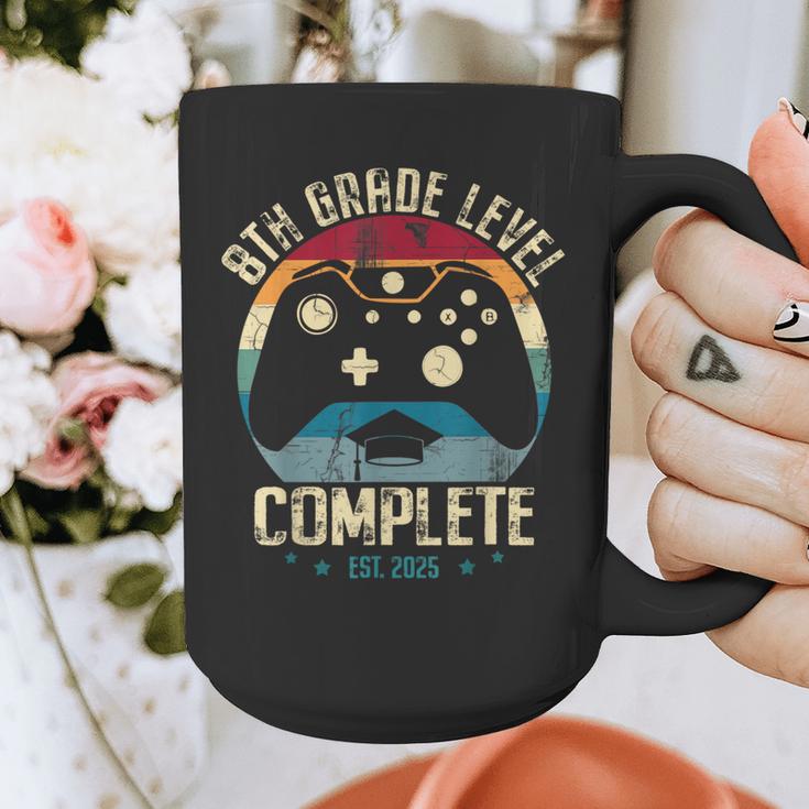 8th Grade Level Complete Gamer Class Of 2025 Graduation Boy Graphic Print Coffee Mug