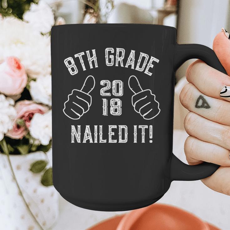 8th Grade Nailed It 2018 Graduation Graphic Print Coffee Mug