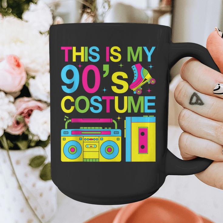 This Is My 90's Costume Retro 1990s Style Cassette Nostalgia Graphic Print Coffee Mug