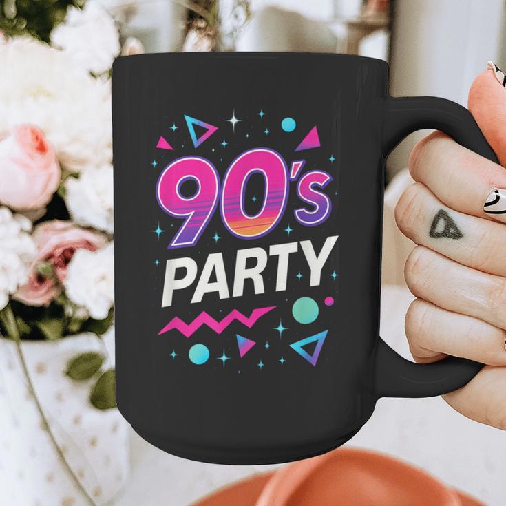 90's Party 90s Nostalgia Retro Rave Dance Music Graphic Print Coffee Mug