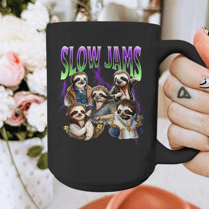 90s Style Bootleg Trendy Sloth Design For Introverts Graphic Print Coffee Mug