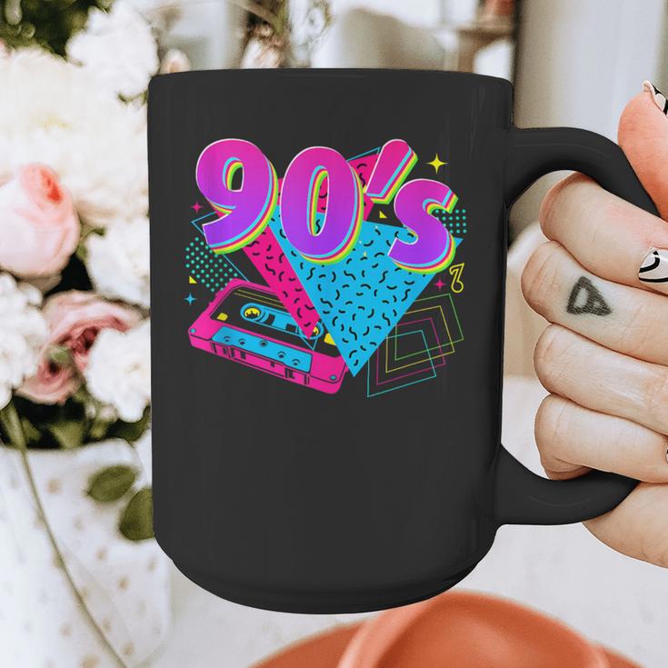 90's Vibe Retro Style Cassette Tape Nostalgia 1990s Party Graphic Print Coffee Mug