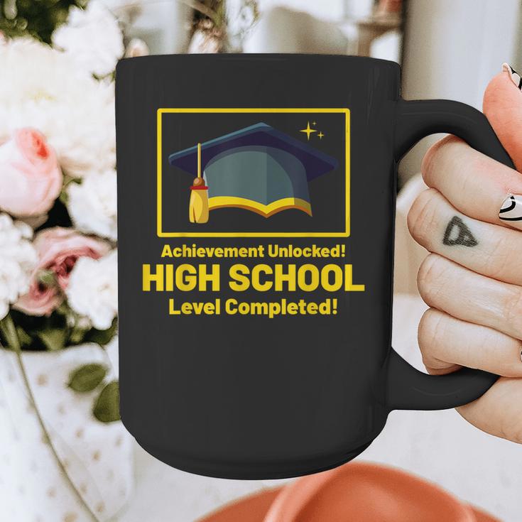 Achievement Unlocked High School Graduation Gamer Graphic Print Coffee Mug
