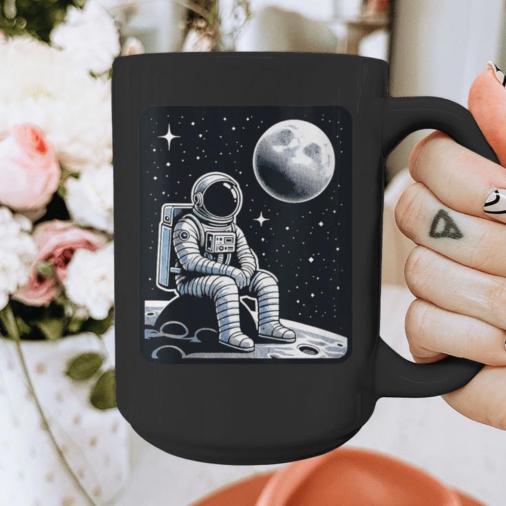 Aesthetic Spaceman Astronaut On The Moon Space Introvert Graphic Print Coffee Mug Aesthetic Spaceman Astronaut On The Moon Space Introvert Graphic Print Coffee Mug