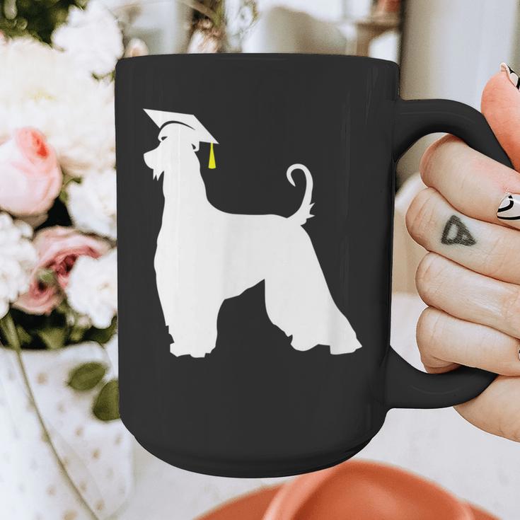Afghan Hound Graduation Dog Graduate Men Women Kids Graphic Print Coffee Mug