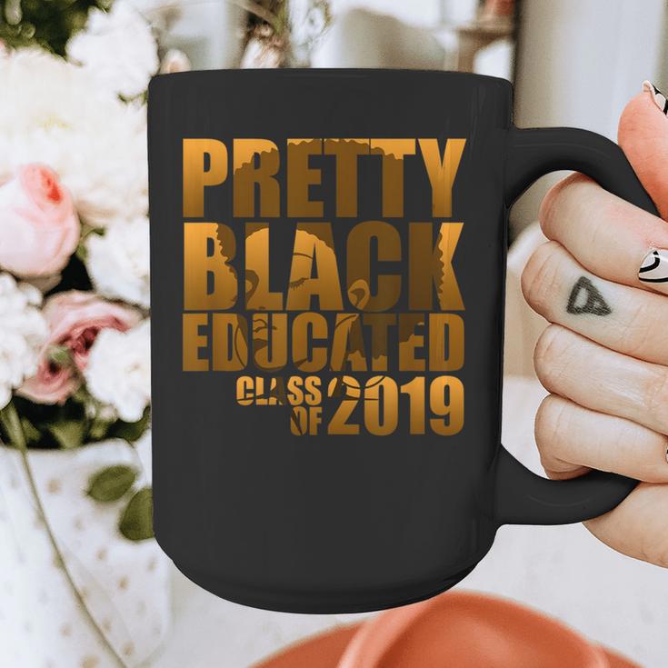 African American Girl Graduation Shirt Senior 2019 Graphic Print Coffee Mug