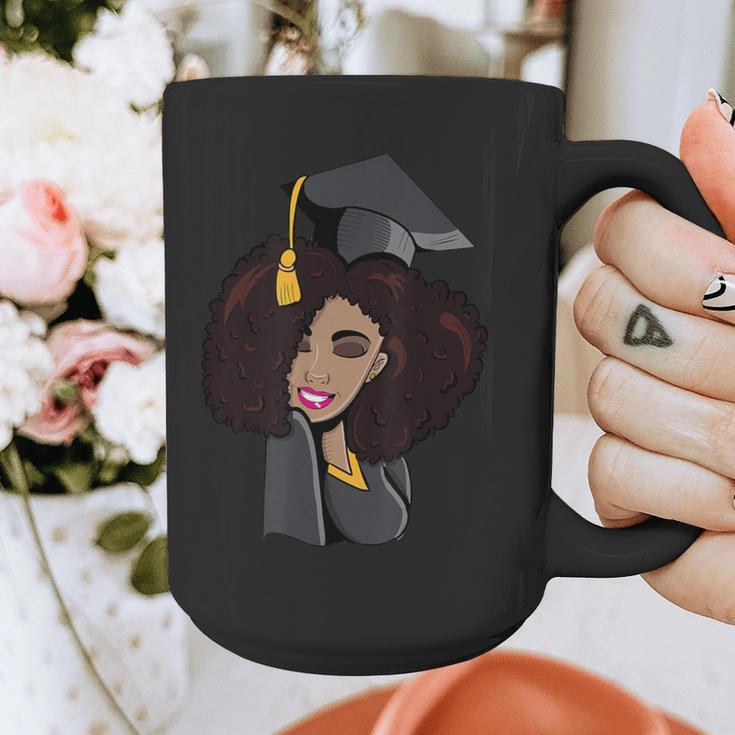 African Woman Educated Graduation 2019 Proud Graphic Print Coffee Mug