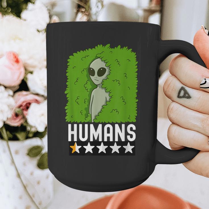 Alien Avoids Humans Sarcastic Introvert Humor Graphic Print Coffee Mug