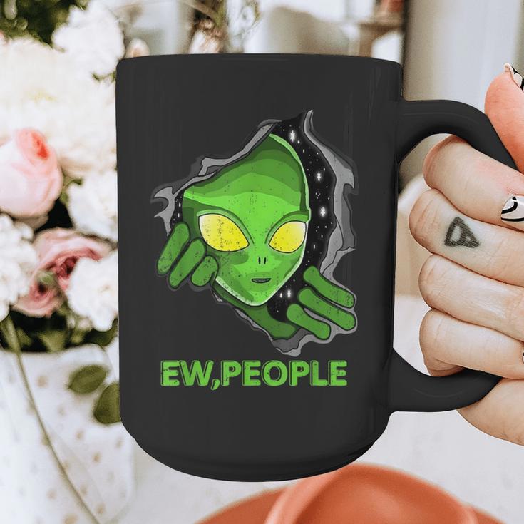 Alien Face Ew People UFO Introvert Meme Men Women Kids Graphic Print Coffee Mug Alien Face Ew People UFO Introvert Meme Men Women Kids Graphic Print Coffee Mug
