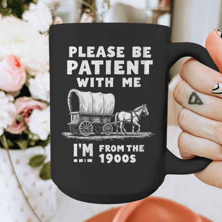 Amusing Wagon Pace Please Be Patient I'm From The 1900s Graphic Print Coffee Mug