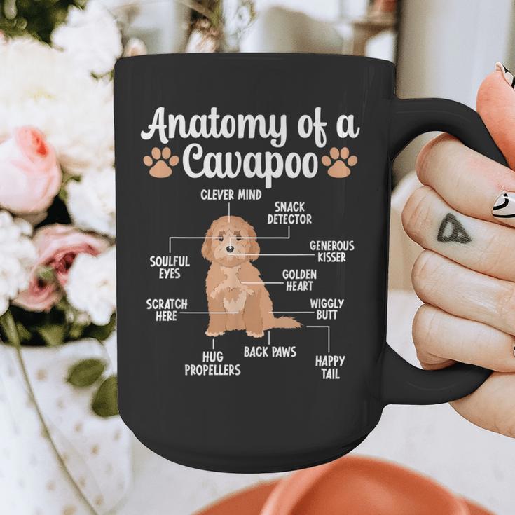 Anatomy Of A Cavapoo Dog Cavapoo Owner Cavapoo Dad Graphic Print Coffee Mug