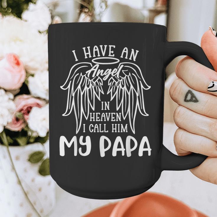 I Have An Angel In Heaven I Call Him My Papa Memorial Memory Graphic Print Coffee Mug