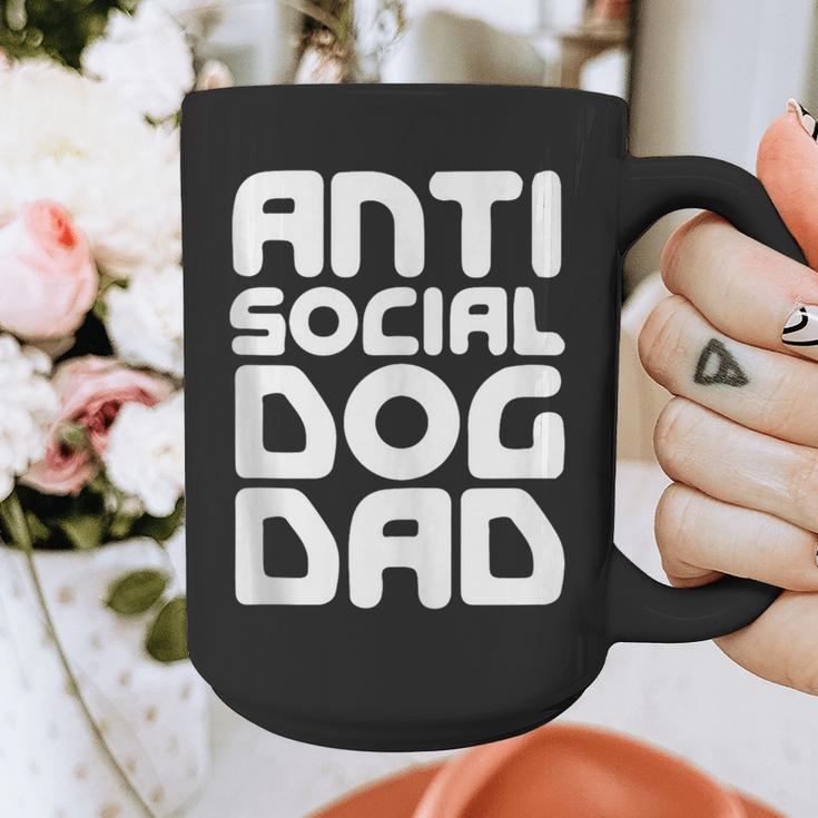 Anti-Social Dog Dad Quote For Anti Social Introvert Persons Graphic Print Coffee Mug