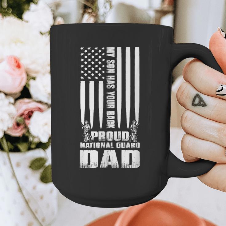 Army Dad Shirt My Son Has Your Back Proud National Guard Dad Graphic Print Coffee Mug
