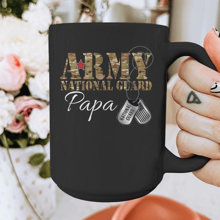 Army National Guard Papa Army National Guard Graduation Papa Graphic Print Coffee Mug