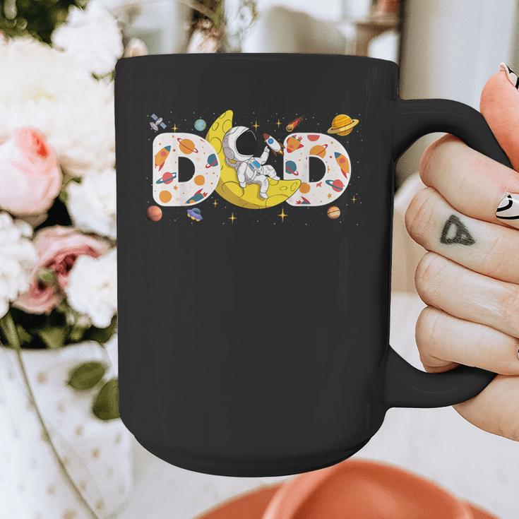 Astronaut Dad Space Birthday Planets Party Matching Family Graphic Print Coffee Mug