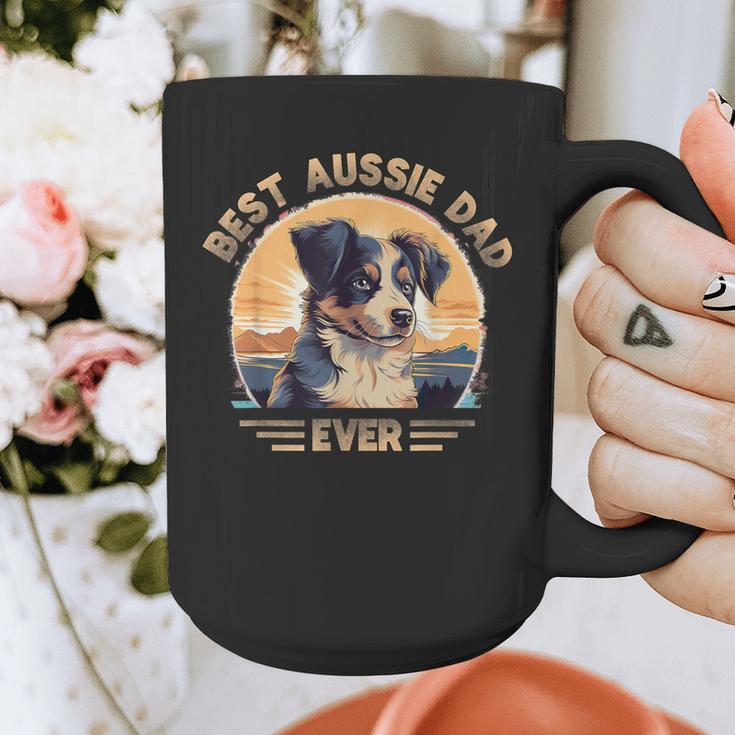 Aussie DAD Australian Shepherd Graphic Print Coffee Mug