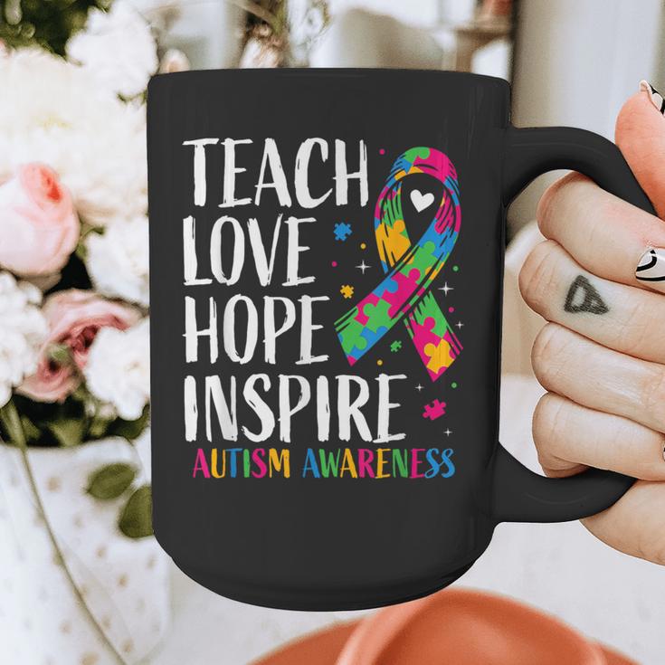 Autism Awareness Ribbon Mom Dad Kids Autistic Support Autism Graphic Print Coffee Mug Autism Awareness Ribbon Mom Dad Kids Autistic Support Autism Graphic Print Coffee Mug