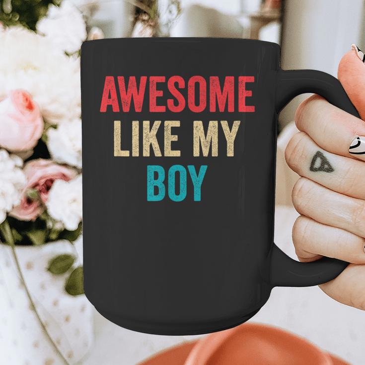 Awesome Like My Boy Mom Dad Graphic Print Coffee Mug