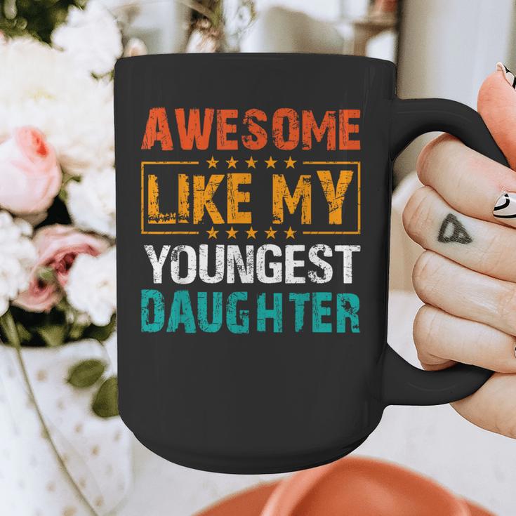 Awesome Like My Youngest Daughter Father’s Day Humor Dad Mom Graphic Print Coffee Mug