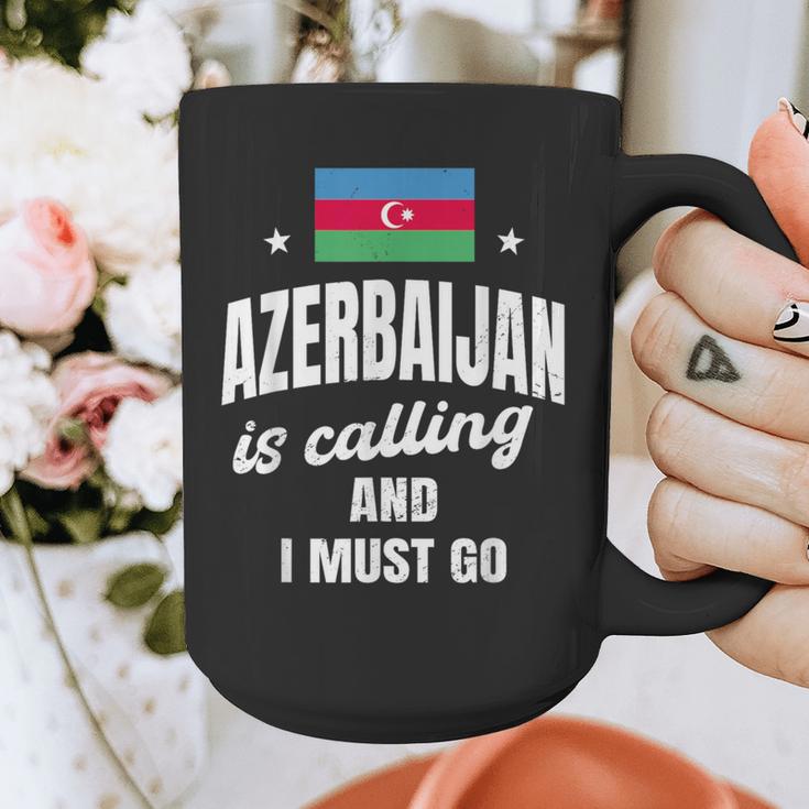 Azerbaijan Lover Saying Azeri Nostalgia Graphic Print Coffee Mug