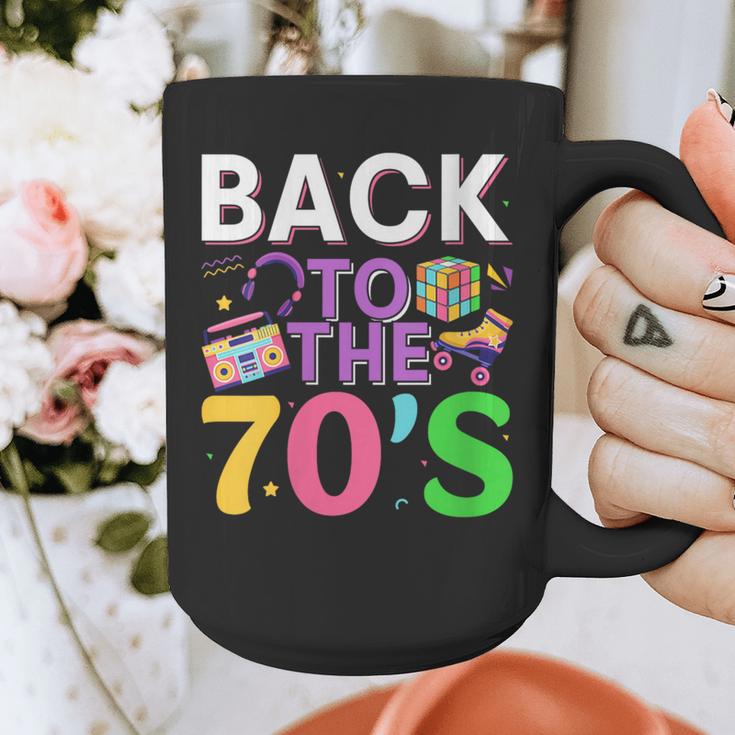 Back To The 70's Mixtape Era Nostalgia Retro 1970 70's Style Graphic Print Coffee Mug