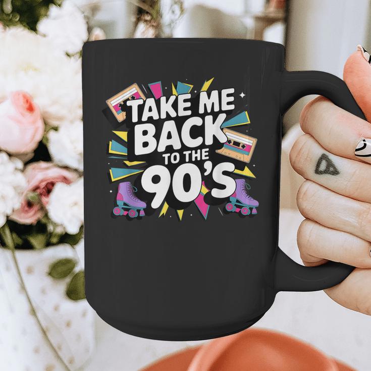 Take Me Back To The 90s Retro Nostalgia Graphic Print Coffee Mug Take Me Back To The 90s Retro Nostalgia Graphic Print Coffee Mug
