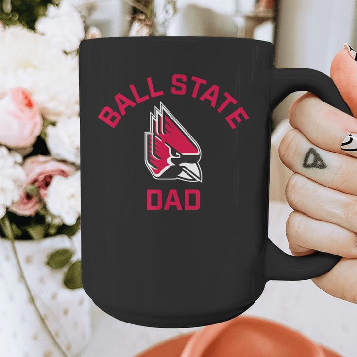 Ball State University Cardinals Arched Dad Graphic Print Coffee Mug