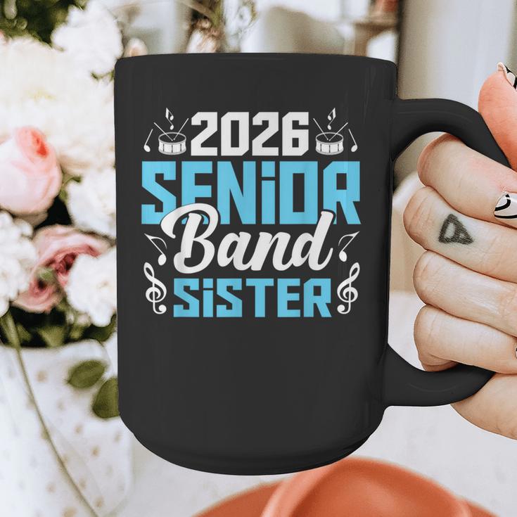 Band Senior Sister Class Of 2026 Senior Band Graduation Graphic Print Coffee Mug