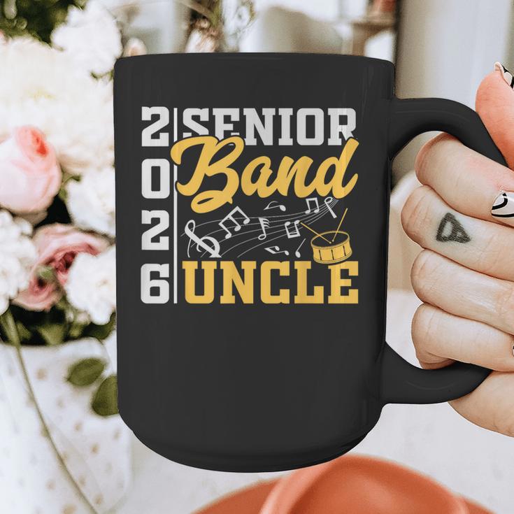 Band Senior Uncle Class Of 2026 Graduation Graduate Graphic Print Coffee Mug